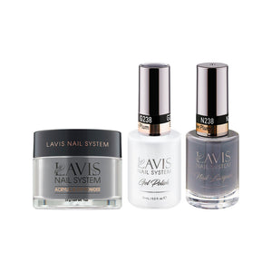 LAVIS 3 in 1 - 238 Expressive Plum - Acrylic & Dip Powder, Gel & Lacquer