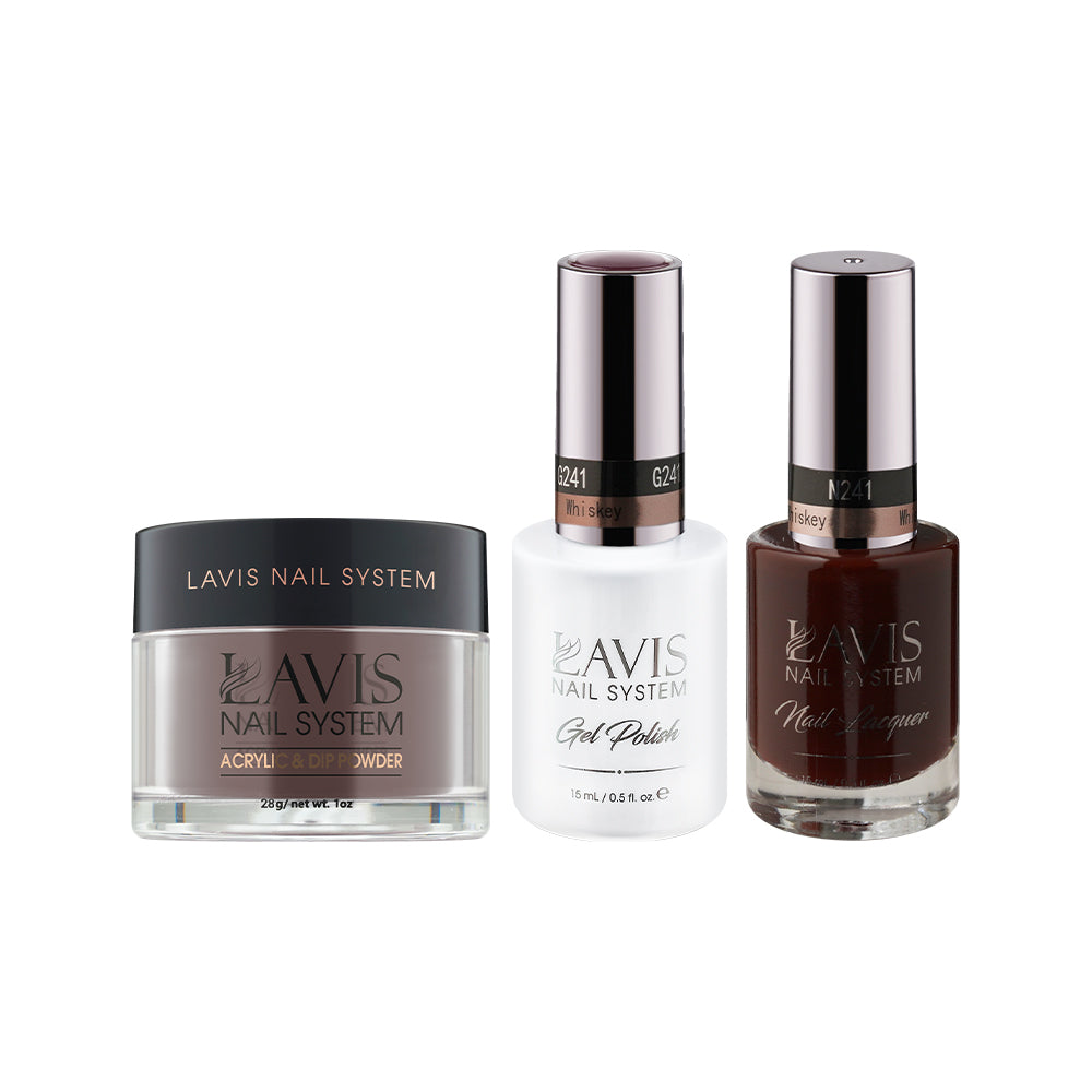 LAVIS 3 in 1 - 241 Whiskey - Acrylic & Dip Powder, Gel & Lacquer
