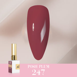 LDS Color Craze Collection - 247 Posh Plum - Gel Polish 0.5oz