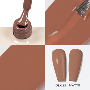 LAVIS LX1 - 024 - Gel Polish 0.5 oz - Coffee & Caramel Collection