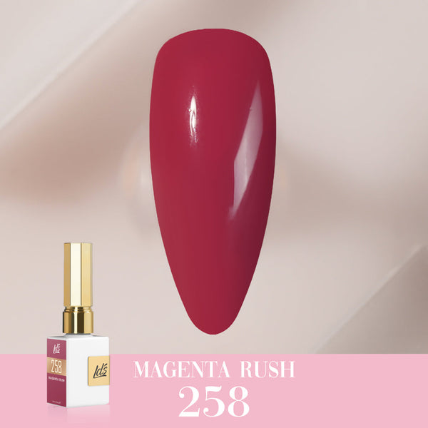  LDS Color Craze Gel Nail Polish - 258 Magenta Rush - 0.5oz by LDS COLOR CRAZE sold by DTK Nail Supply