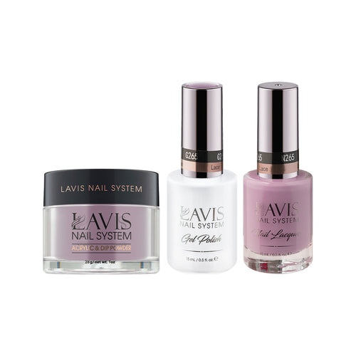 LAVIS 3 in 1 - 265 Lace - Acrylic & Dip Powder, Gel & Lacquer