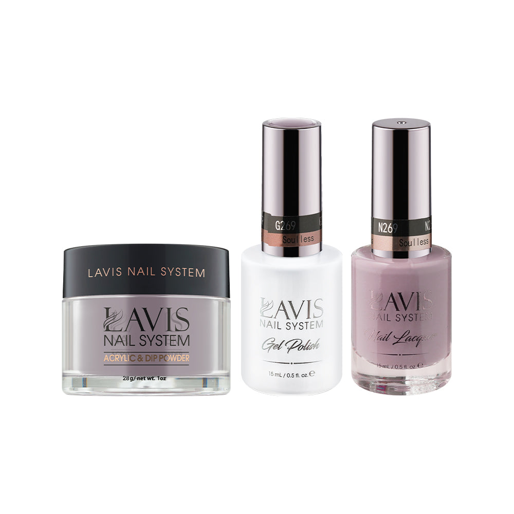 LAVIS 3 in 1 - 269 Soulless - Acrylic & Dip Powder, Gel & Lacquer