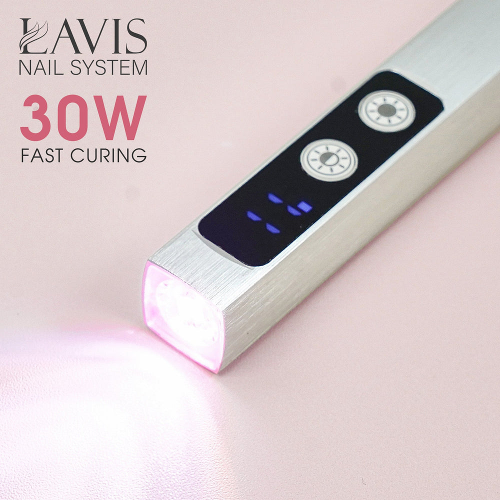LAVIS Steel Lamp LED Digital Display