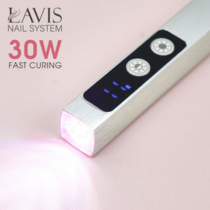 LAVIS Steel Lamp LED Digital Display