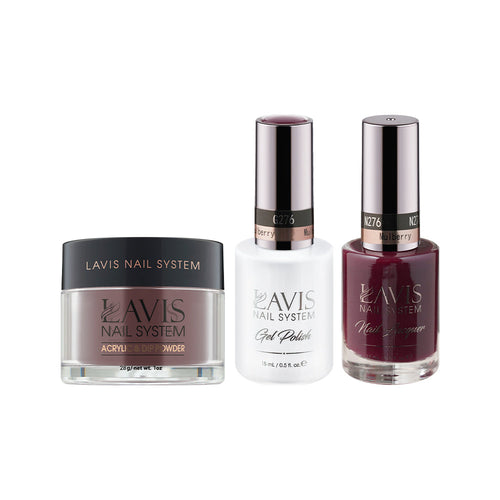 LAVIS 3 in 1 - 276 Mulberry - Acrylic & Dip Powder, Gel & Lacquer