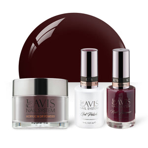 LAVIS 3 in 1 - 276 Mulberry - Acrylic & Dip Powder, Gel & Lacquer