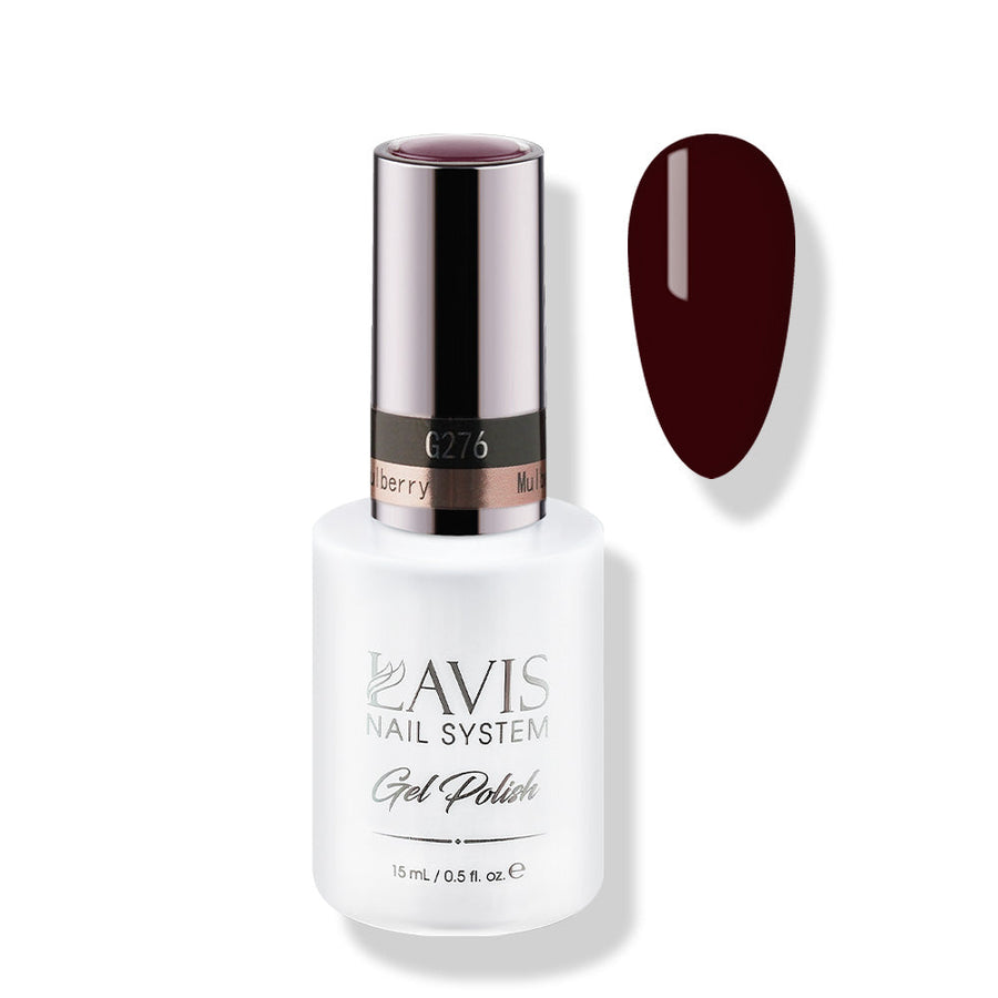 Lavis Gel Polish 276 - Plum Colors - Mulberry by LAVIS NAILS sold by DTK Nail Supply