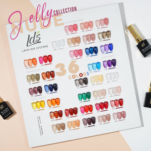 LDS Gel Polish JG-34 - Jelly Gel Collection