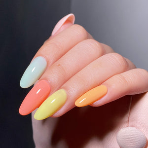 LDS Color Craze - Set 72 Colors - Gel Polish 0.5oz - Cupid's Garden Spring Collection