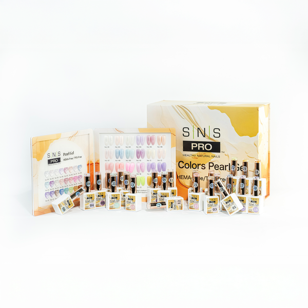 SNS Pearl Gel Collection - Set 24 Colors - Gel Polish 0.5 oz
