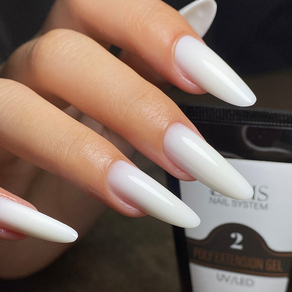 LAVIS Poly Extension Gel (ver 2) - 02 Milky White - UV/LED 30ml