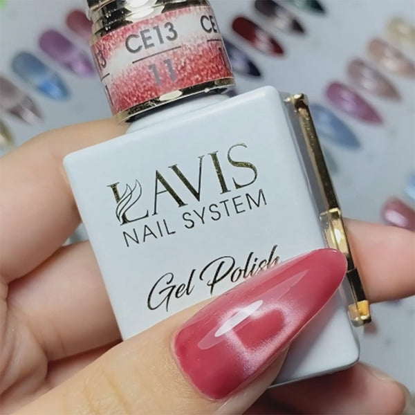 LAVIS 9D Cat Eyes CE13 (Ver2) - 11 - Gel Polish 0.5 oz - Moonlit Mirage Collection