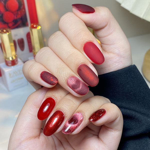 LAVIS C02 - 02 - Gel Polish 0.5 oz - Scarlet Bloom Collection