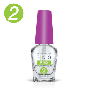 SNS Pro Shield 2.0 Combo - BioRepair Foundation, Gelous Base, Sealer Dry 0.5 oz, LAVIS Soft Gel Tips 4 Shapes