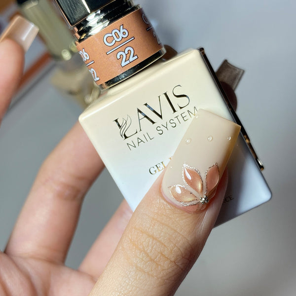 LAVIS C06 - 22 - Gel Polish 0.5 oz - Maple & Mocha Collection