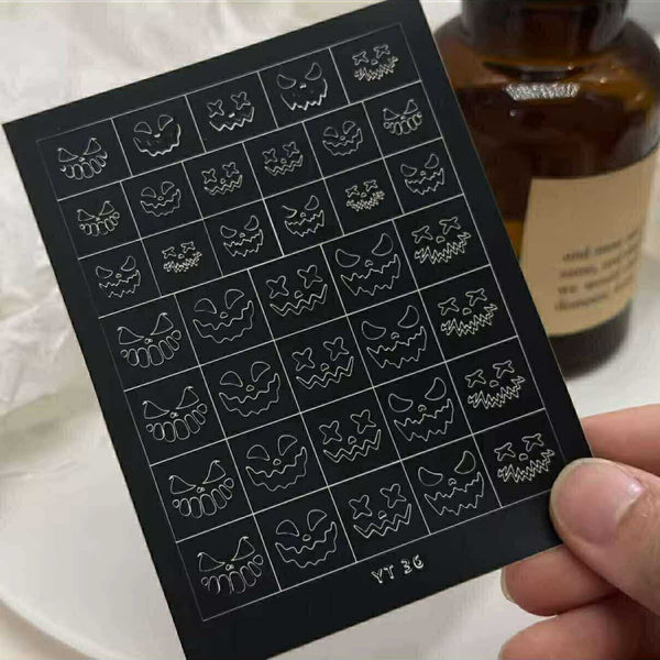 Spray Painted Nail Art Stickers YT 36