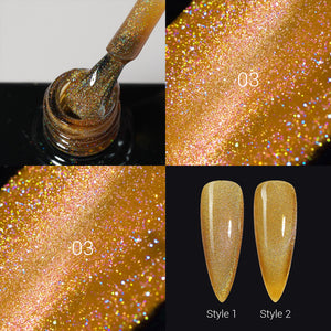 LDS Ripple Cat Eye - 03 - Gel Polish 0.5 oz - Ripple Cat Eye Collection