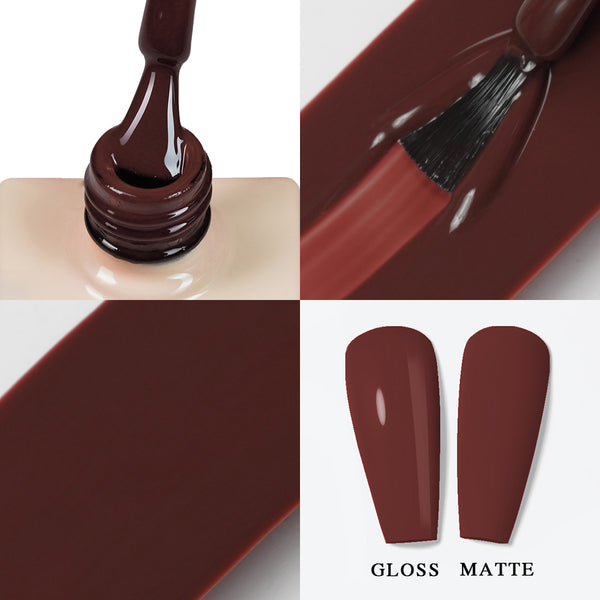 LAVIS LX1 - 031 - Gel Polish 0.5 oz - Coffee & Caramel Collection