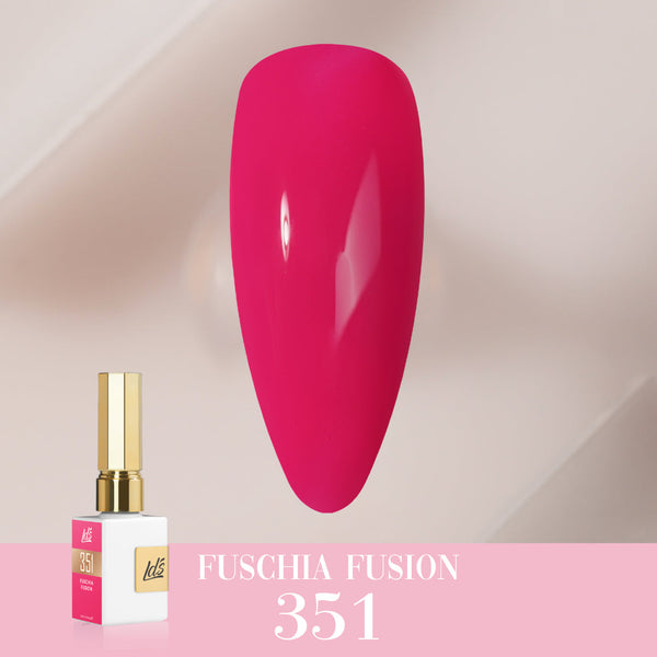  LDS Color Craze Gel Nail Polish - 351 Fuschia Fusion - 0.5oz by LDS COLOR CRAZE sold by DTK Nail Supply