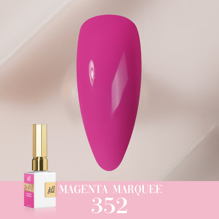 LDS Color Craze Collection - 352 Magenta Marquee - Gel Polish 0.5oz