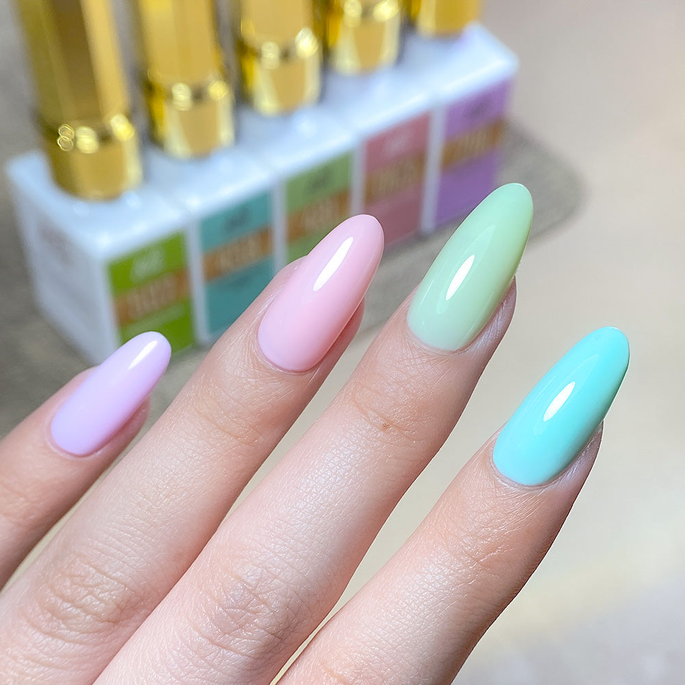 LDS Color Craze - Set 72 Colors - Gel Polish 0.5oz - Cupid's Garden Spring Collection