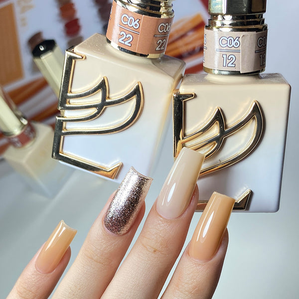 LAVIS C06 - 22 - Gel Polish 0.5 oz - Maple & Mocha Collection