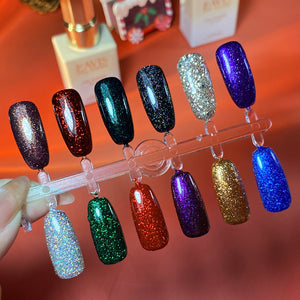 LAVIS Glitter 02 - Gel Polish 0.5 oz - Holiday Stardust Collection