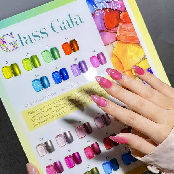LAVIS C08 - 10 - Gel Polish 0.5 oz - Glass Gala Collection