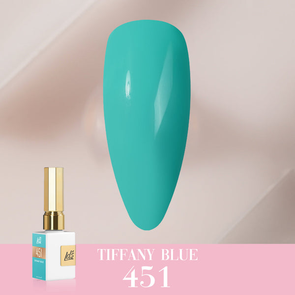 LDS Color Craze Collection - 451 Tiffany Blue - Gel Polish 0.5oz