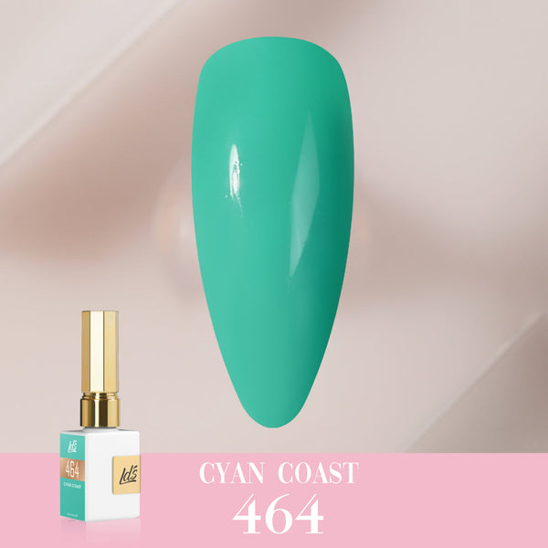 LDS Color Craze Collection - 464 Cyan Coast - Gel Polish 0.5oz