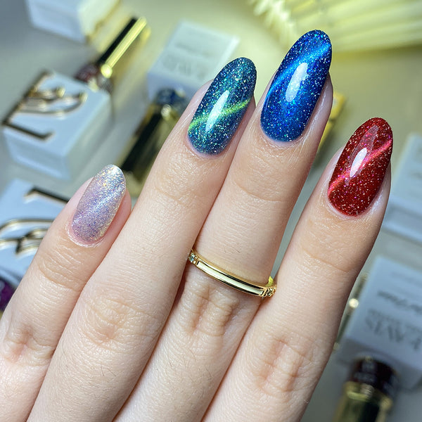 LAVIS 9D Cat Eyes CE14 - 01 (Ver1) - Gel Polish 0.5 oz - Super Nova Collection