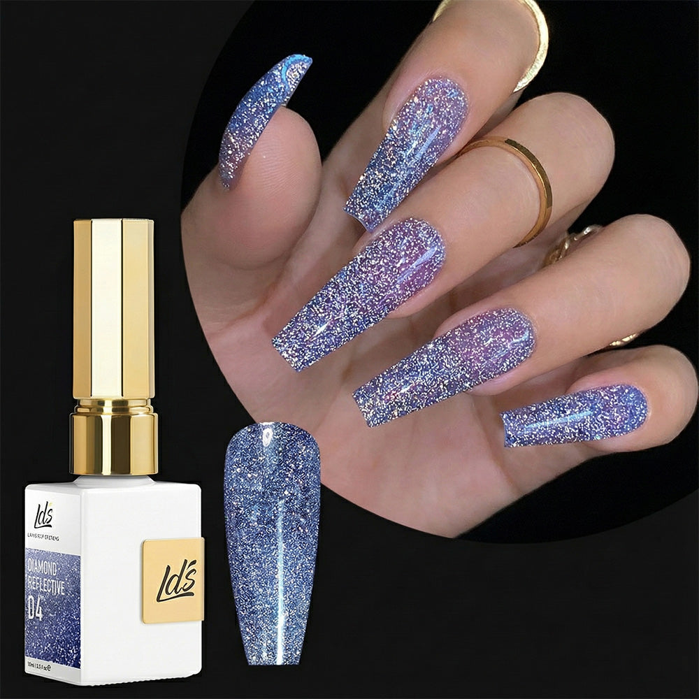 LDS Glitter 04 - Gel Polish 0.5 oz - Diamond Reflective Collection