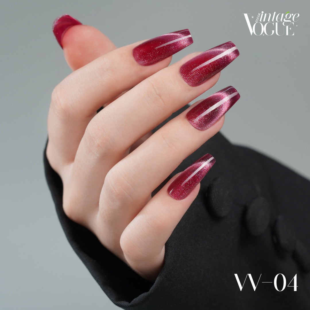 LDS VV CE - Set 12 Colors - Vintage Vogue Cat Eye Gel Polish Collection