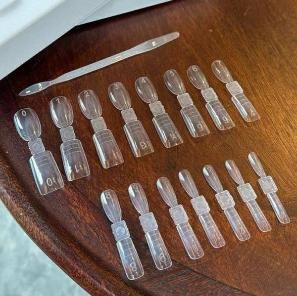 LAVIS - Dual Form Tips Taye Part 3 - Almond & Square Clear