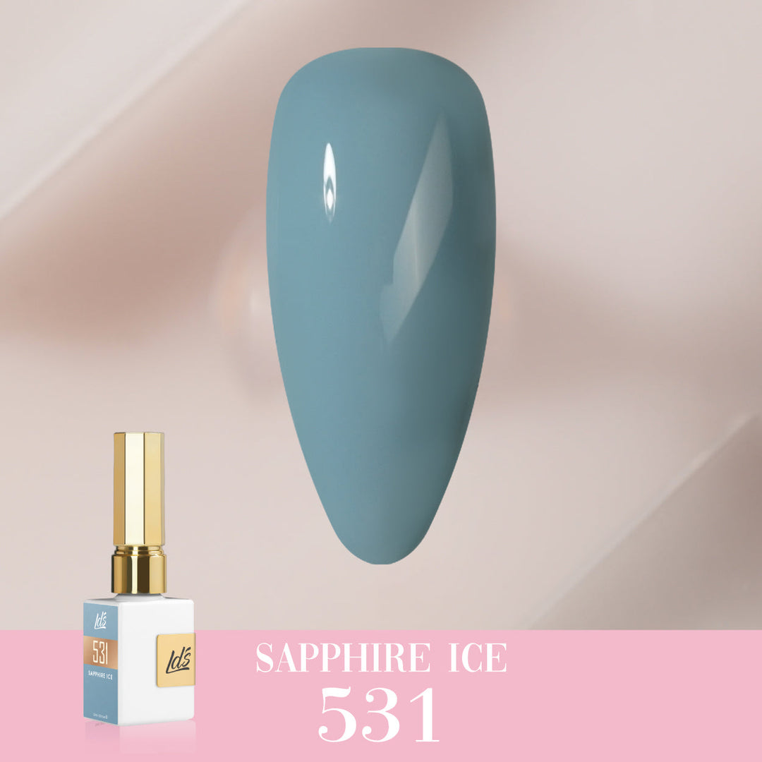 LDS Color Craze Collection - 531 Sapphire Ice - Gel Polish 0.5oz