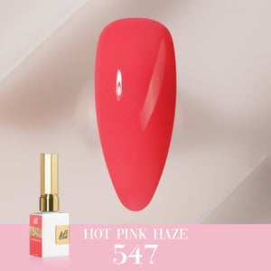 LDS Color Craze Collection - 547 Hot Pink Haze - Gel Polish 0.5oz