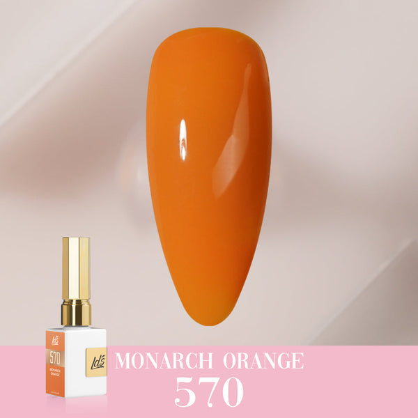  LDS Color Craze Gel Nail Polish - 570 Monarch Orange - 0.5oz by LDS COLOR CRAZE sold by DTK Nail Supply