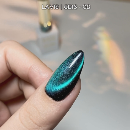LAVIS 9D Cat Eyes CE16 - 08 - Gel Polish 0.5 oz - Double Vision Collection