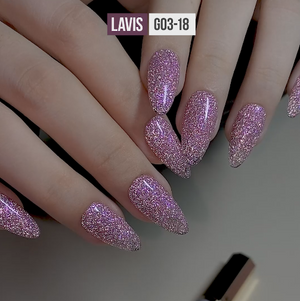 LAVIS Glitter 18 (G03-ver2) - Gel Polish 0.5 oz - Bridal Party Glitter Collection