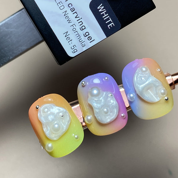 LAVIS CARVING GEL - Satin White 5g