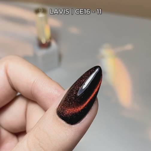 LAVIS 9D Cat Eyes CE16 - 11 - Gel Polish 0.5 oz - Double Vision Collection