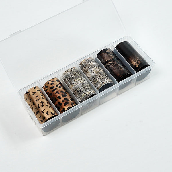 Nail Transfer Foil - Cheetah & Snake Print - LS104