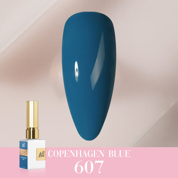  LDS Color Craze Gel Nail Polish - 607 Copenhagen Blue - 0.5oz by LDS COLOR CRAZE sold by DTK Nail Supply