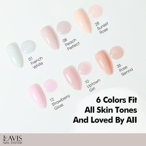 LAVIS Builder Gel In The Bottle (ver 2) - 16 So Jelly - Gel Polish 0.5oz