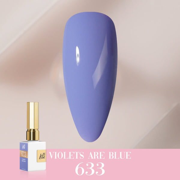  LDS Color Craze Gel Nail Polish - 633 Violets are Blue - 0.5oz by LDS COLOR CRAZE sold by DTK Nail Supply