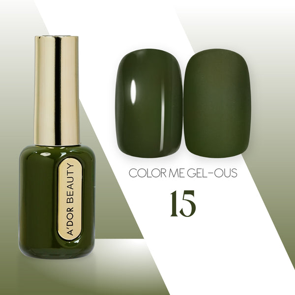 A'DOR HEMA-Free Gel Polish - 15 - Color Me Gel-ous Collection