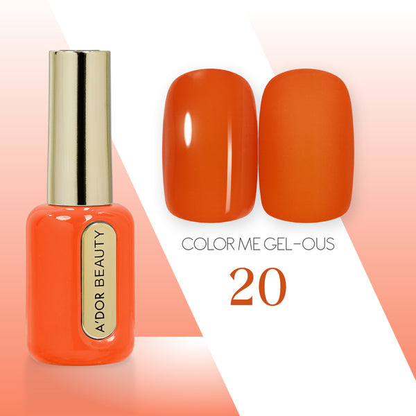 A'DOR HEMA-Free Gel Polish - 20 - Color Me Gel-ous Collection