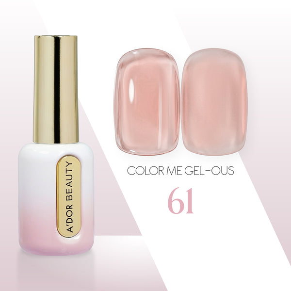 A'DOR HEMA-Free Gel Polish - 61 - Color Me Gel-ous Collection