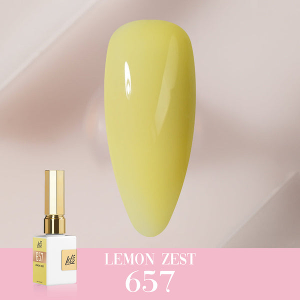 LDS Color Craze Collection - 657 Lemon Zest - Gel Polish 0.5oz